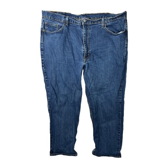 Levi’s 550 Relaxed Fit Denim Jeans Straight Leg Dark Wash Big & Tall Mens 46x30 - Picture 1 of 6